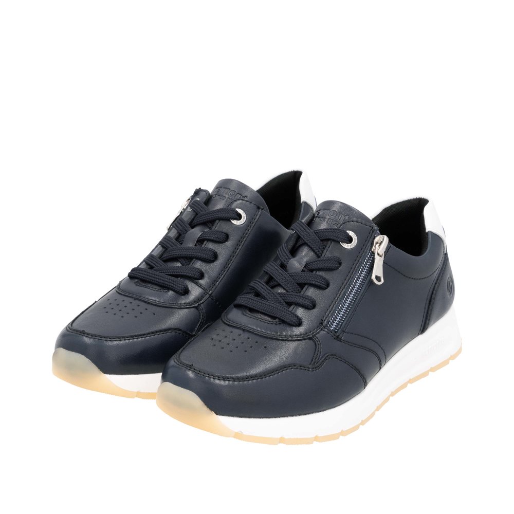 Remonte D2G01-14 Ανατομικό Δερμάτινο Sneaker Μπλε φωτογραφία